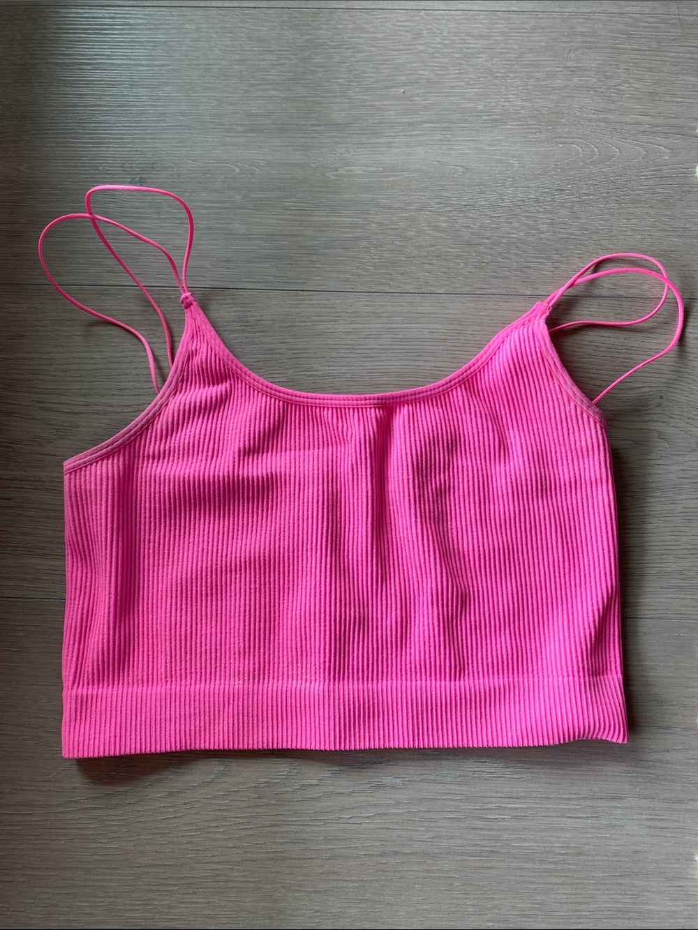 Sunday Best Pink Cropped Tank Top